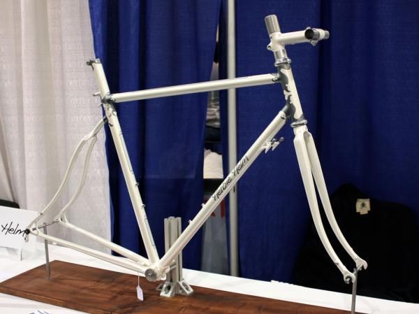 Herbie Helm was a new builder to last year's show but made a big splash with this ornate lugged frameset.