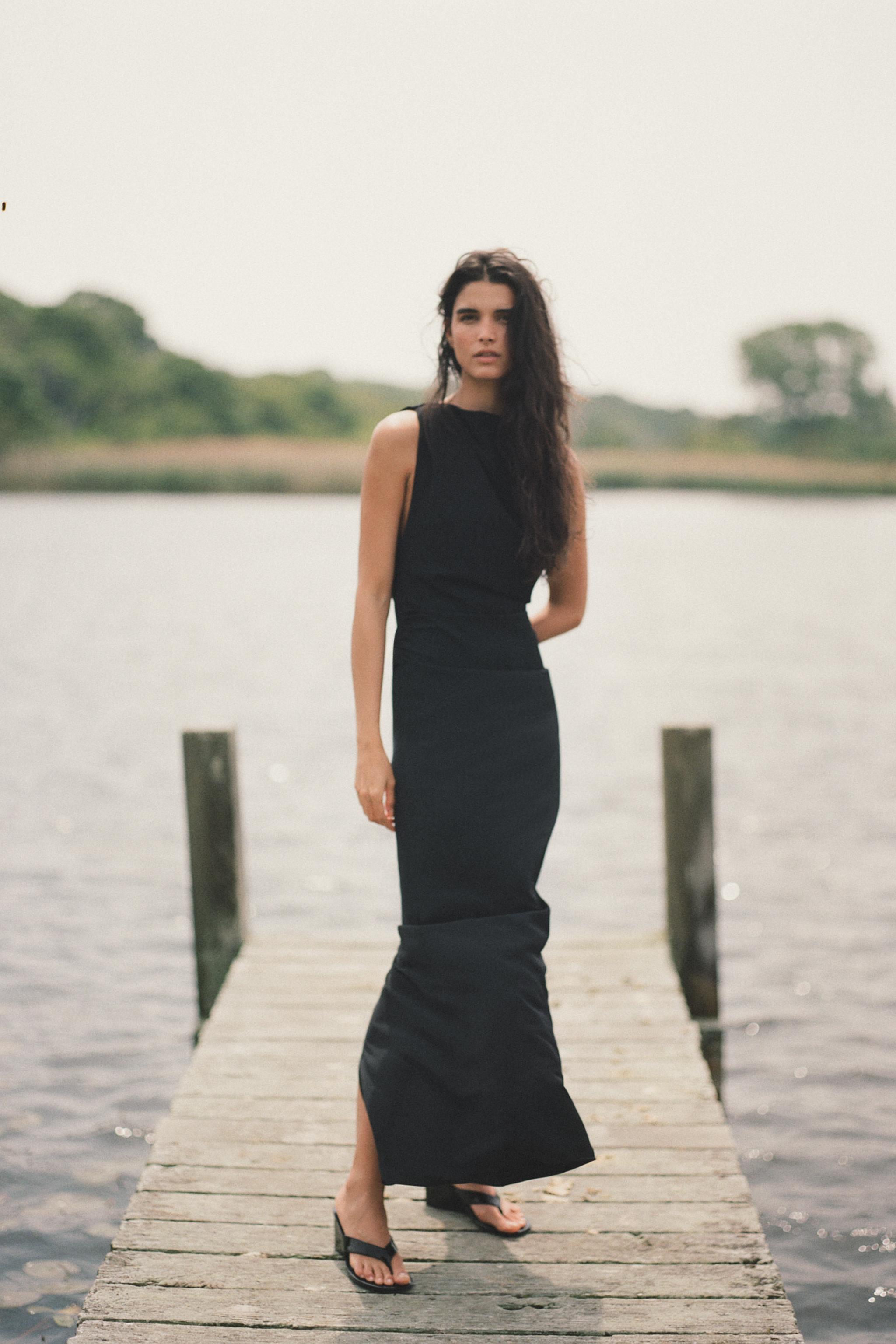 Open Back Maxi Dress