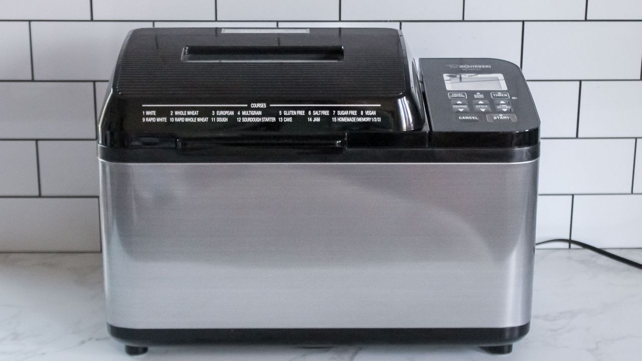 Zojirushi Home Bakery Virtuoso Plus on a kitchen counter