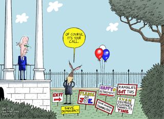 Political cartoon