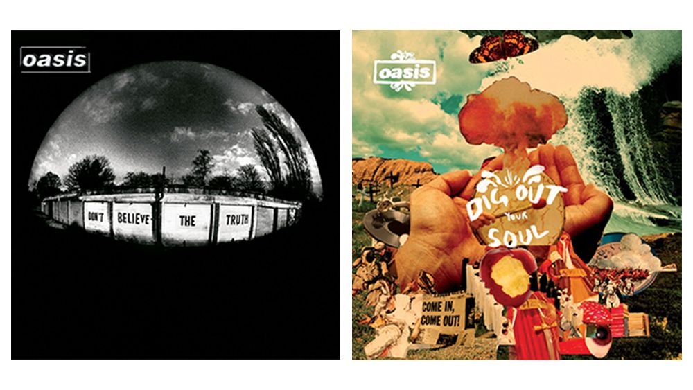 Oasis album covers