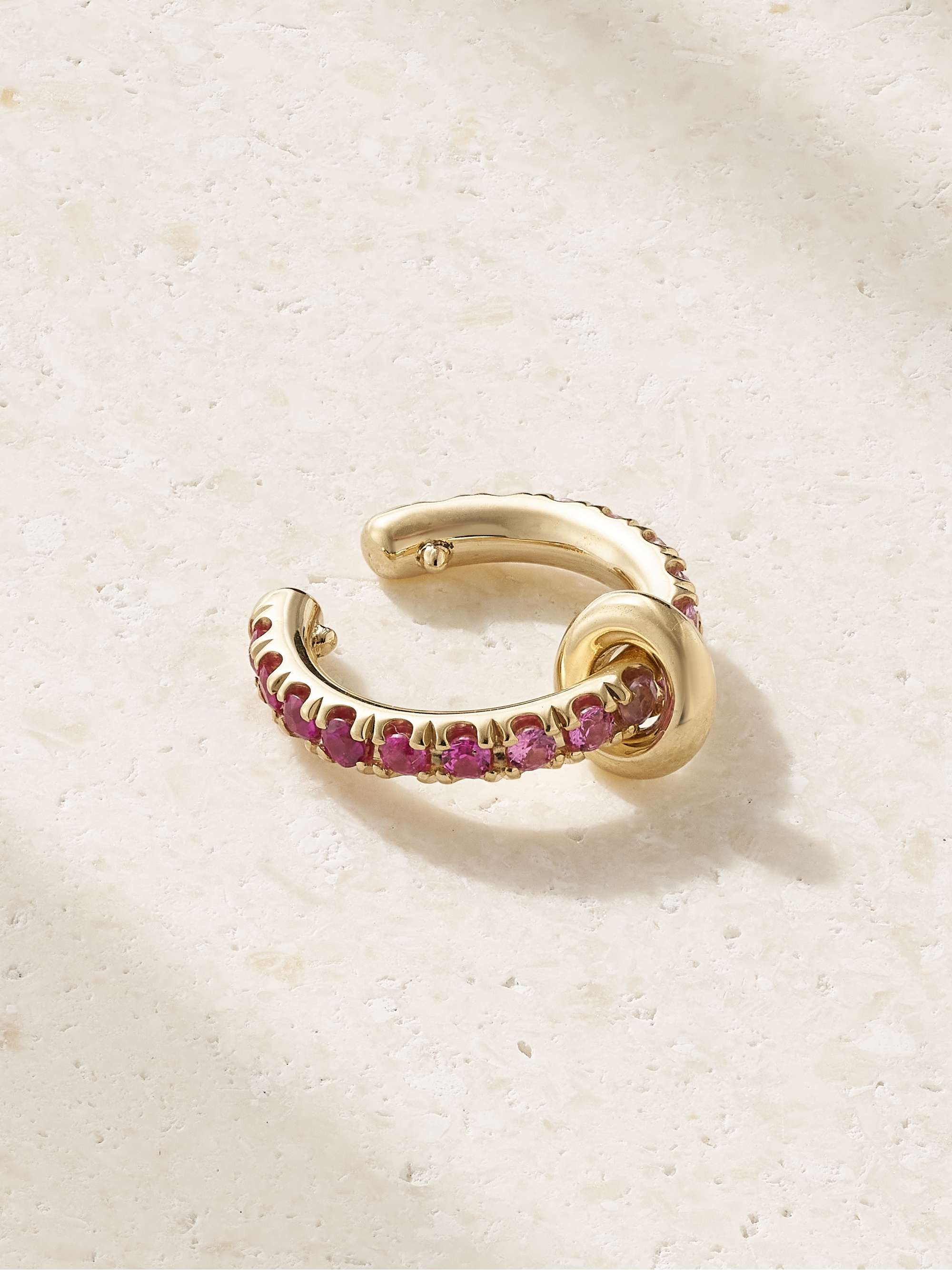 Elara 18-Karat Gold Sapphire Ear Cuff