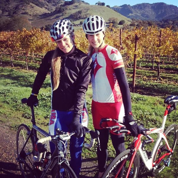 The Tetrick sisters as training partners in Napa