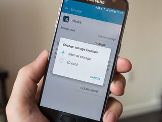 Galaxy S7 app to SD card