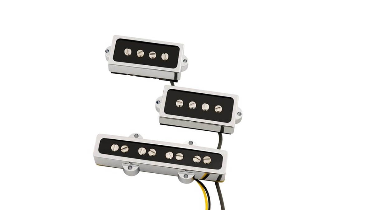 Fender Chrome Cobalt P/J Bass pickups