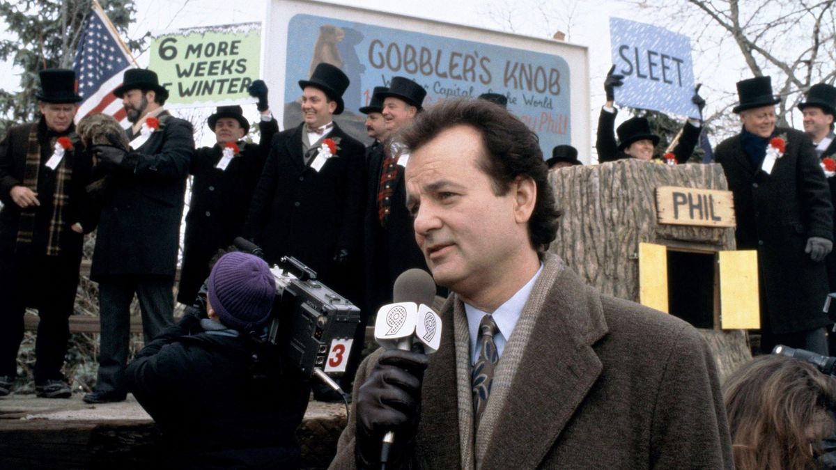 Bill Murray in Groundhog Day