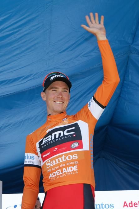 Rohan Dennis (BMC) collects his second ochre leader's jersey of the race