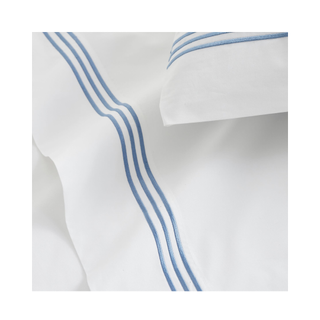 blue and white stripe sheet