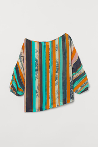 Wide-cut chiffon blouse, $39.99