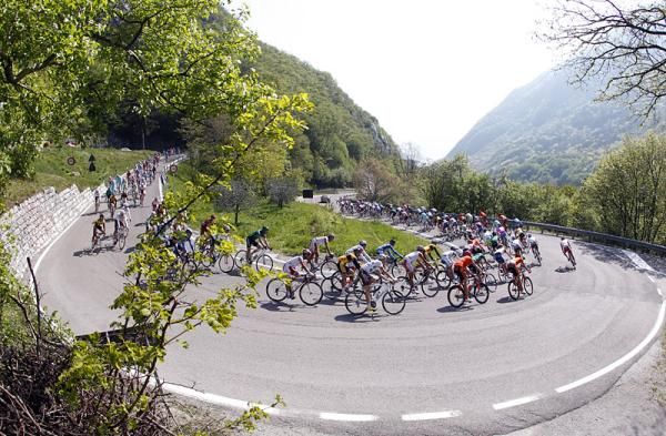 It was a mountainous stage today at the Giro del Trentino.