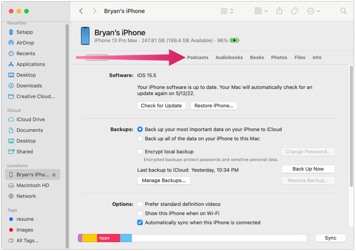 How To Sync Your IPhone And IPad With Your Mac | IMore