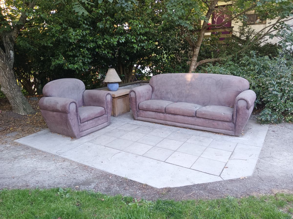 Couches at a park