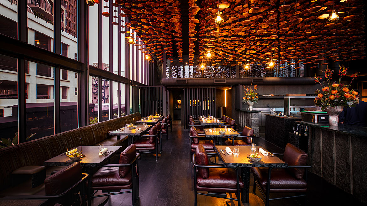 Interior of FYN Restaurant, Cape Town