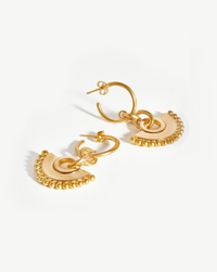 Zenyu Chandelier Hoop Earrings: £139