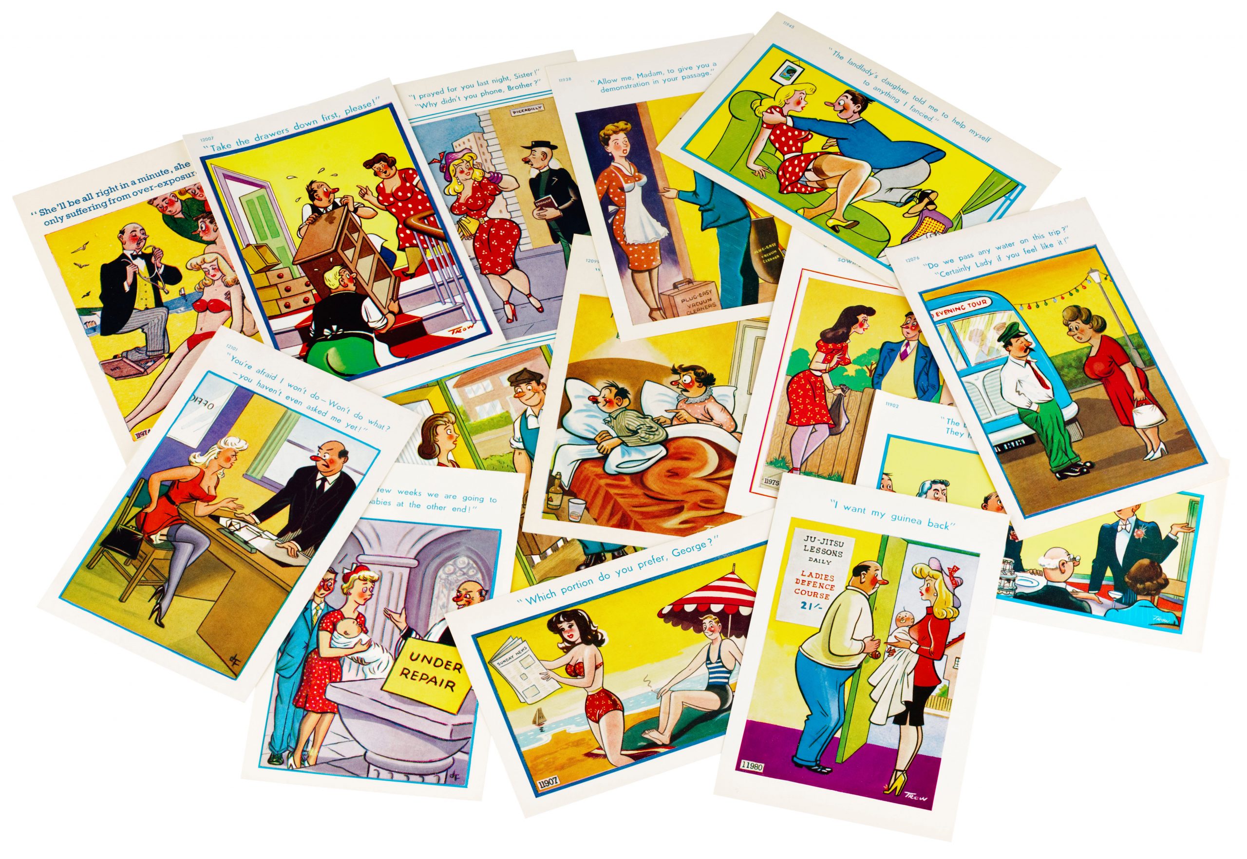 Curious Questions What Happened To Saucy Seaside Postcards Country Life
