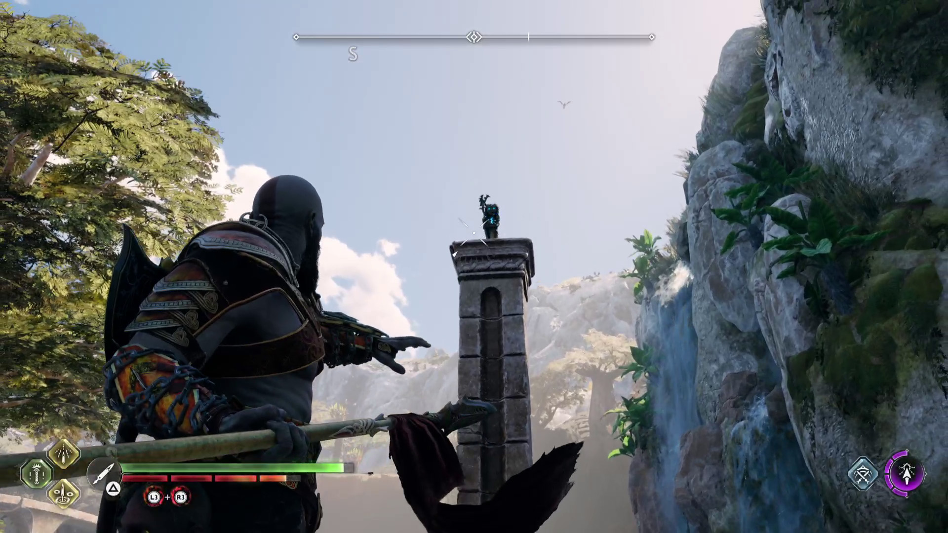 God of War Ragnarok runic Nornir chests in the Vanaheim crater area