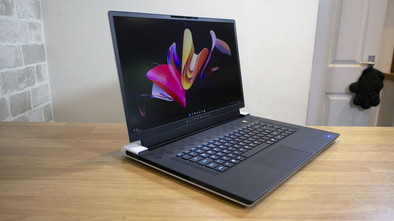 A photograph of the Alienware x17 R2