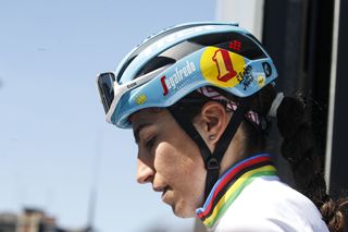 Paris-Roubaix Femmes 2022 - 2nd Edition - Denain - Roubaix 124,7 km - 16/04/2022 - Elisa Balsamo (ITA - Trek-Segafredo)- photo Rafa Gomez/SprintCyclingAgencyÂ©2022