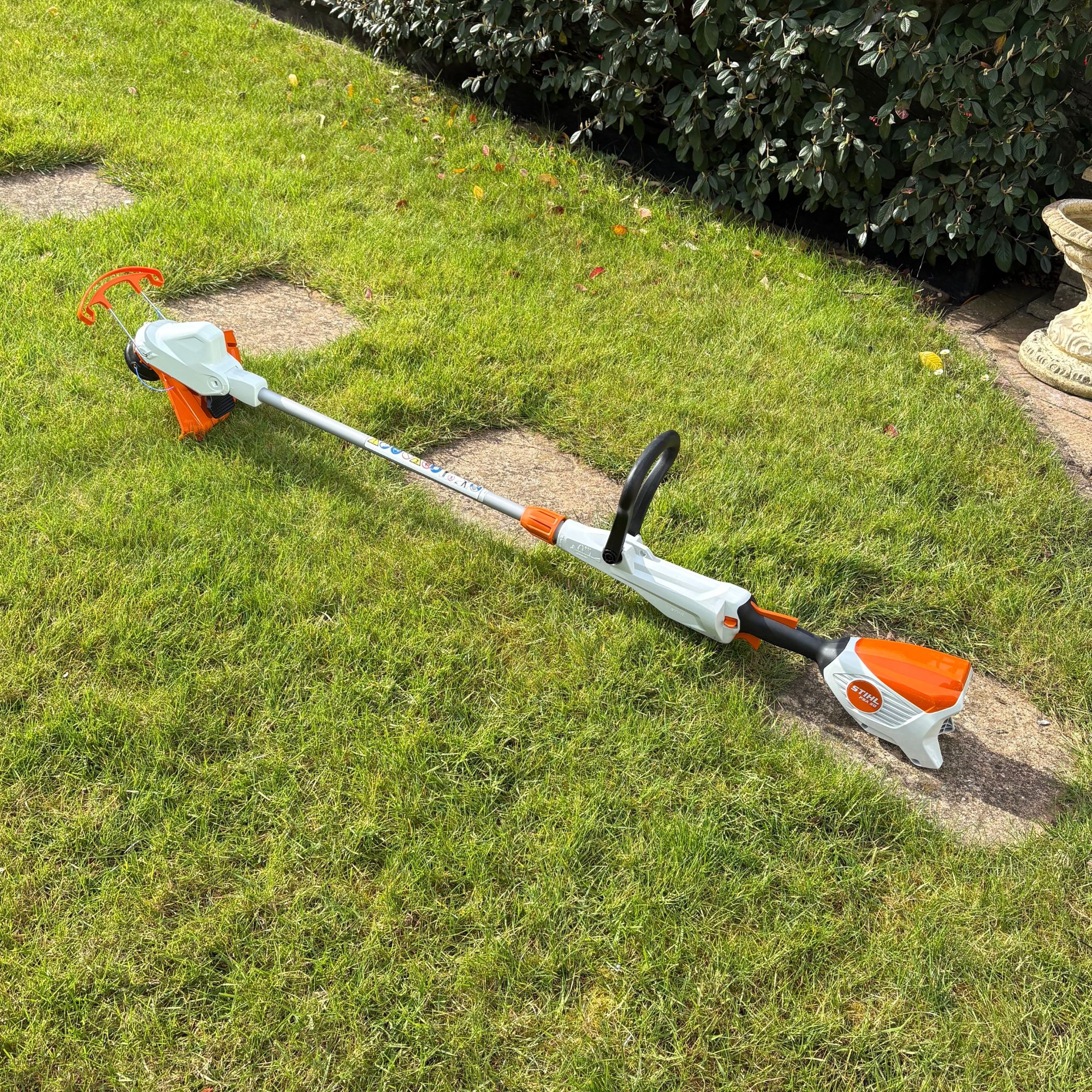STIHL FSA 50 Cordless Grass Trimmer in garden