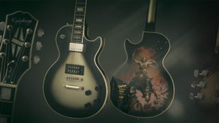 The Epiphone Adam Jones Art Collection Berzerker Les Paul Custom is the second in the Tool guitarist's signature fine-art series to be unveiled by Epiphone