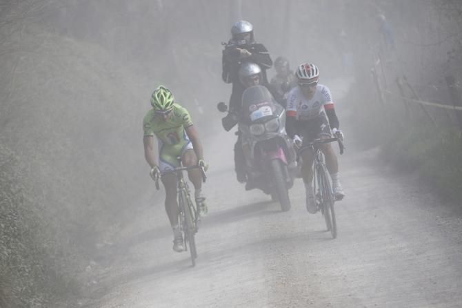 Peter Sagan (Cannonale) and Michal Kwiatkowski (Omega Pharma-QuickStep)