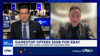 Ryan Cohen being interviewed on CNBC on May 4, 2026.