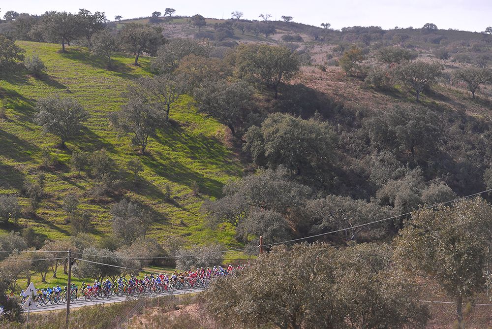 Scenery along the route of stage 4 at Volta ao Algarve