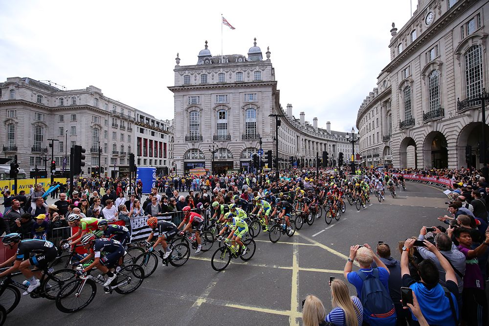 The race passed through Regent Street