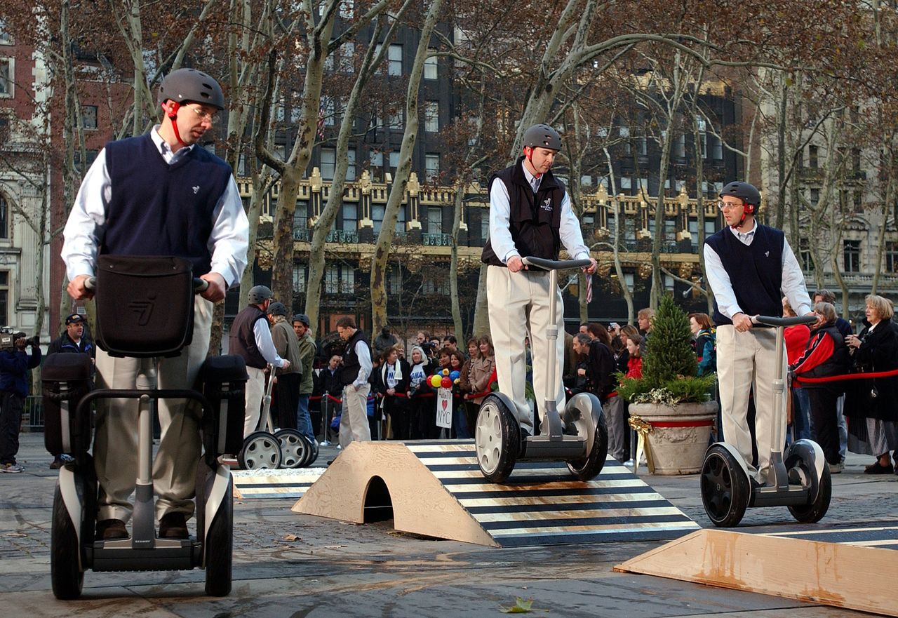 Segways.