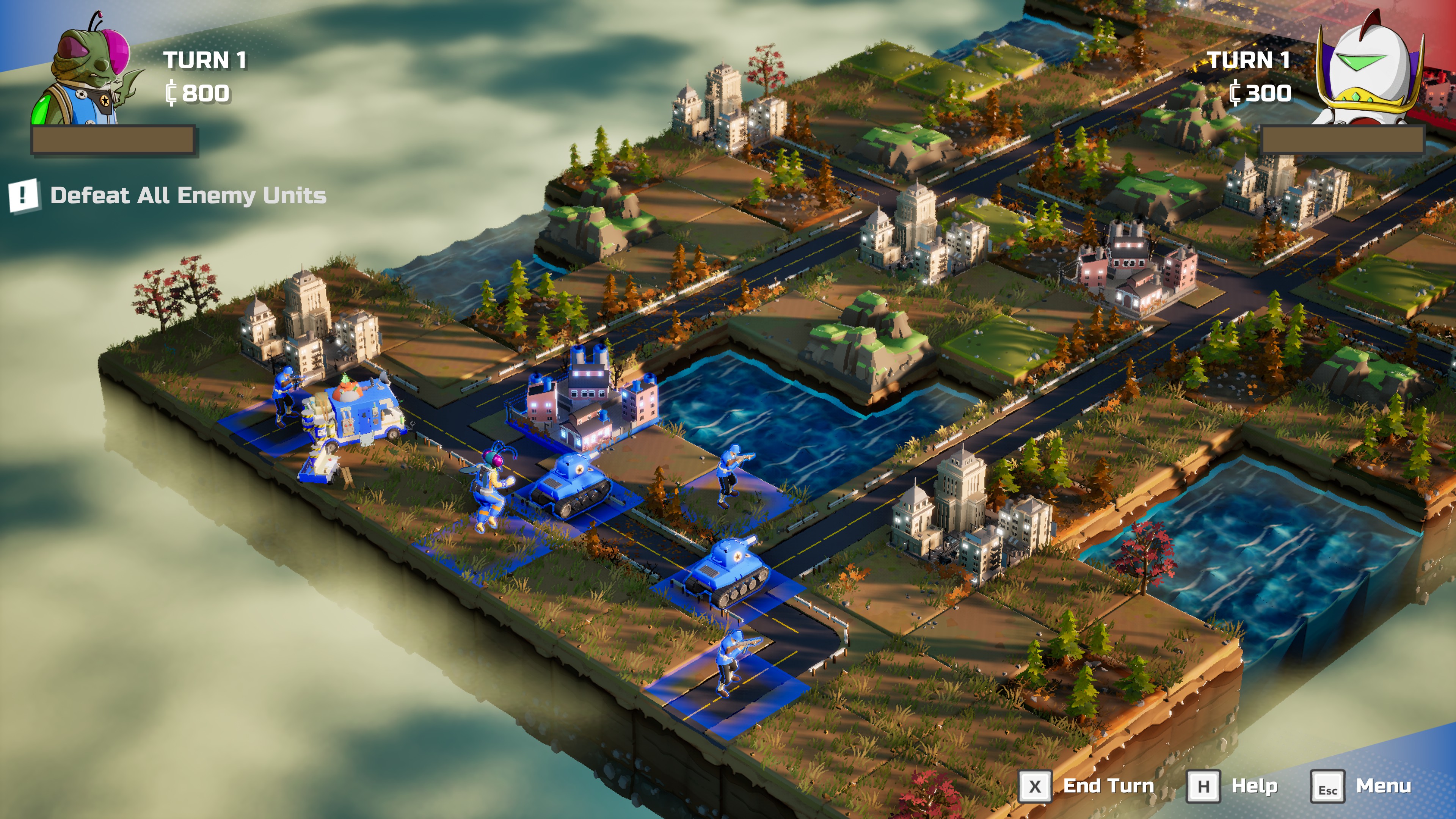 Earth vs Mars demo screenshots