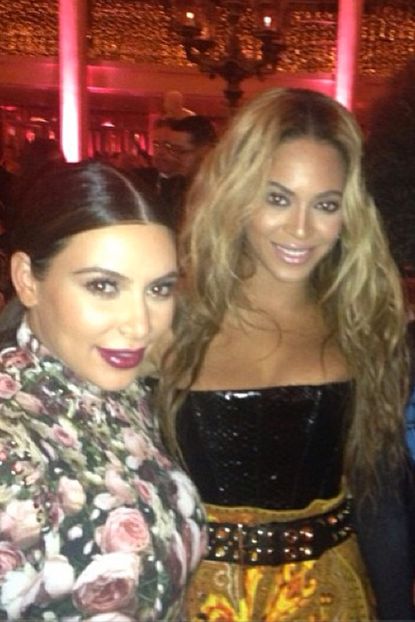 Beyonce and Kim Kardashian