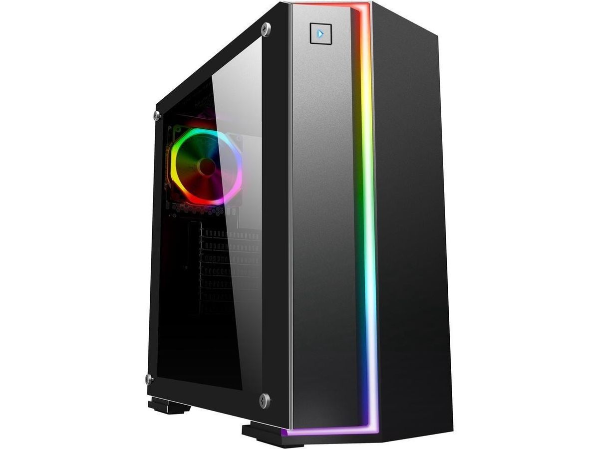 DIYPC Announces Rainbow Flash-V2 Case: $99, ARGB, Tempered Glass | Tom ...