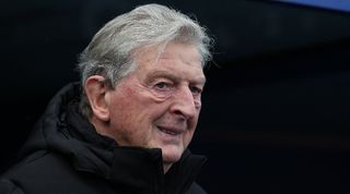 Roy Hodgson during the Premier League game between Crystal Palace and Liverpool in December 2023.