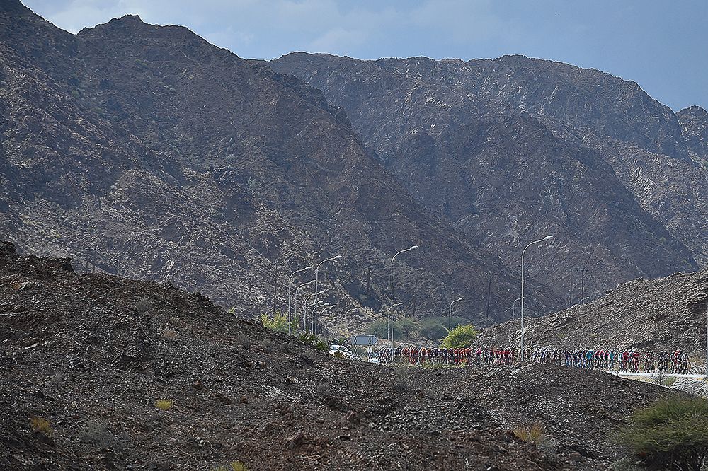 Scenery from the route of stage 2 in Oman.