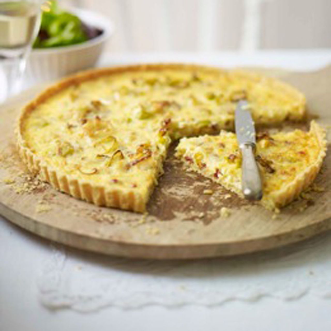 Gruyere Bacon and Leek Tart recipe-Tart recipes-recipe ideas-new recipes-woman and home