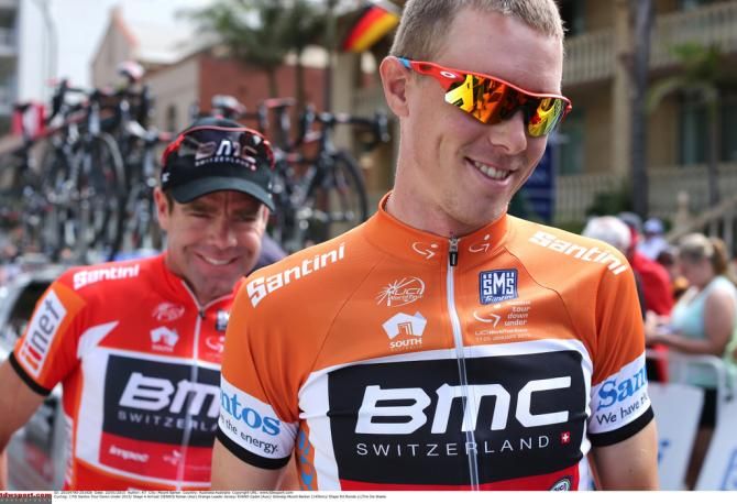 Rohan Dennis is in the ochre jersey for now. Will Cadel Evans be wearing it come Sunday?
