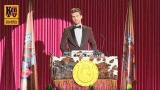 A Ken presenting the Nobel Prize for Horses.