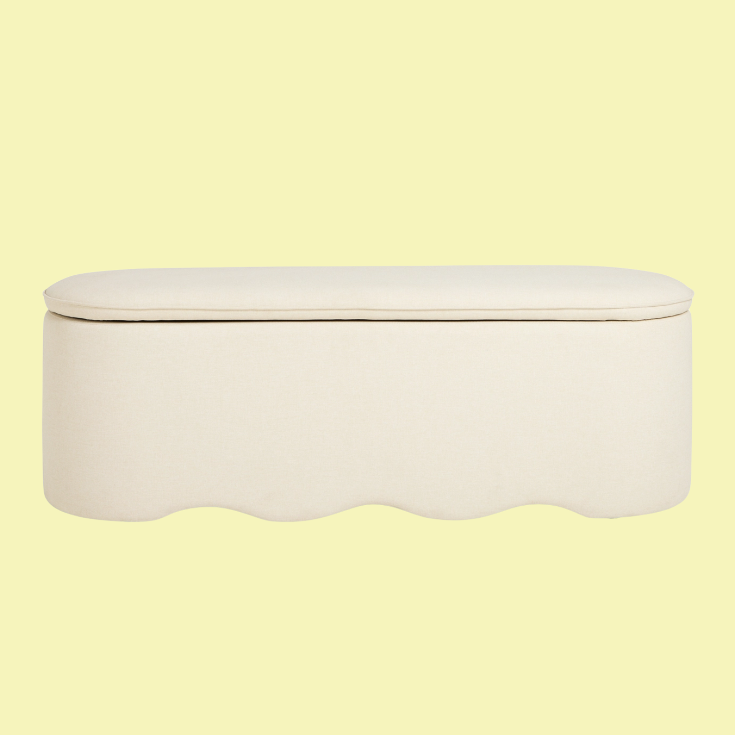 An ivory storage bench