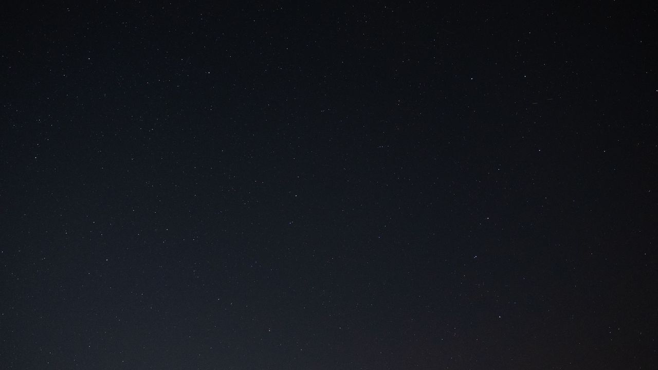 The Big Dipper and Little Dipper in the night sky.