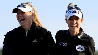 Jessica and Nelly Korda at the Pelican Women's Championship