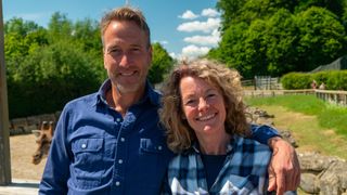 Ben Fogle with Kate Humble in Animal Park 2025