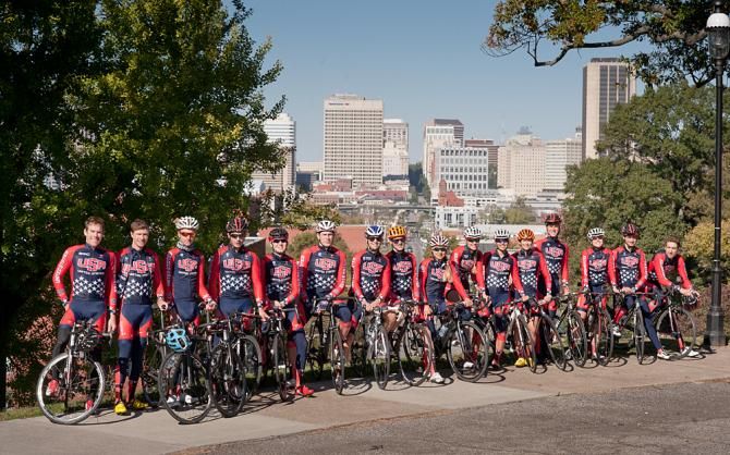 Team USA photo on top of Libby Hill