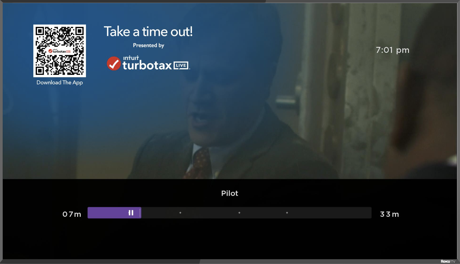 Roku Time Out Ad