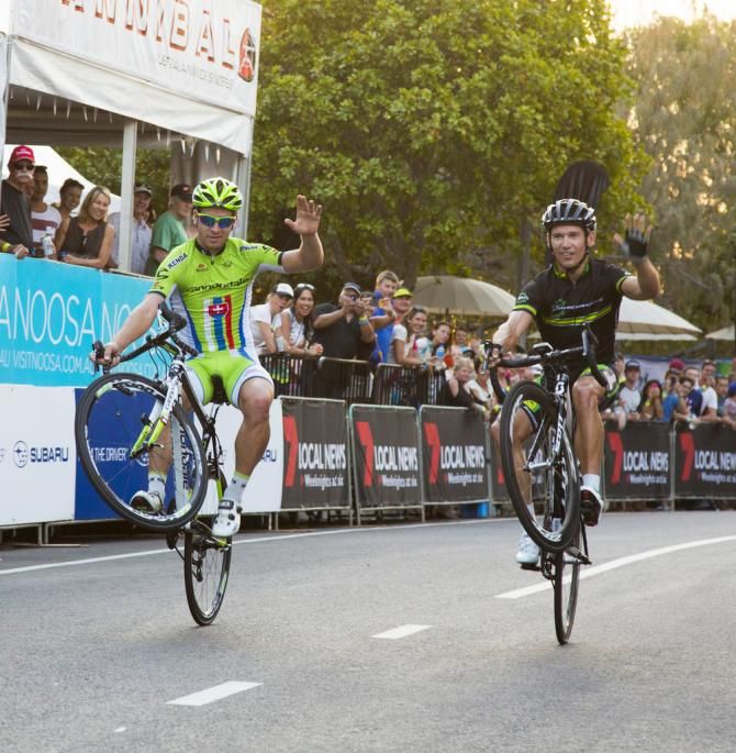 Crowd favourites Peter Sagan and Robbie McEwen.