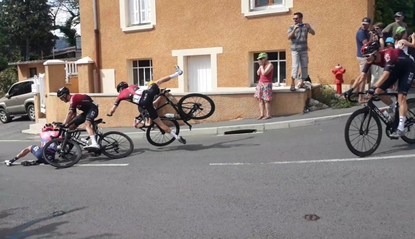 big tour de france crash