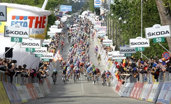 The final dash to the line