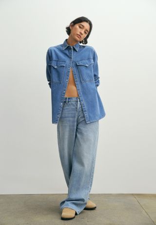 Davina Oversized Denim Shirt