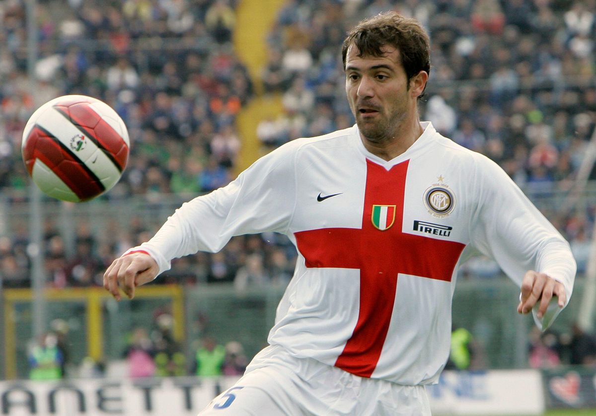 Dejan Stankovic in action for Inter Milan against Atalanta during the Serie A match in Bergamo, April 2008