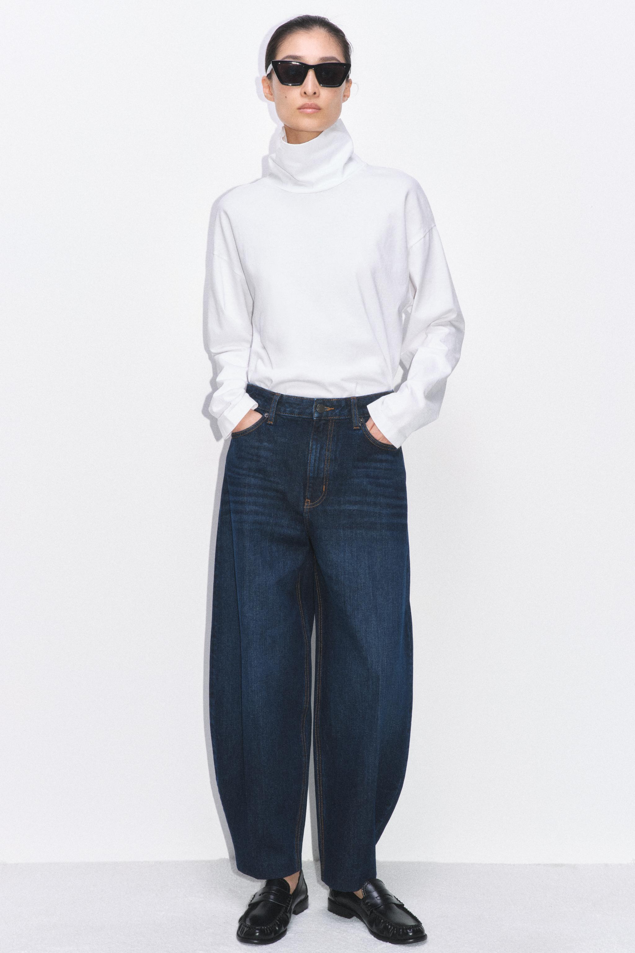 Zw Collection Barrel High-Waist Jeans