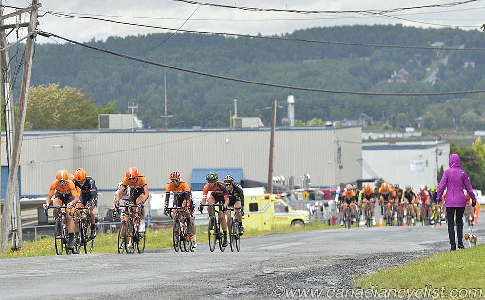 The race was held in an industrial area around the ProCycle manacturing facility